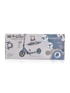 MONSTER roller 2 nagy kerekű, acélváz, 100 kg, 84-97cm-ig állítható PIROS