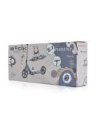 MONSTER roller 2 nagy kerekű, acélváz, 100 kg, 84-97cm-ig állítható PIROS