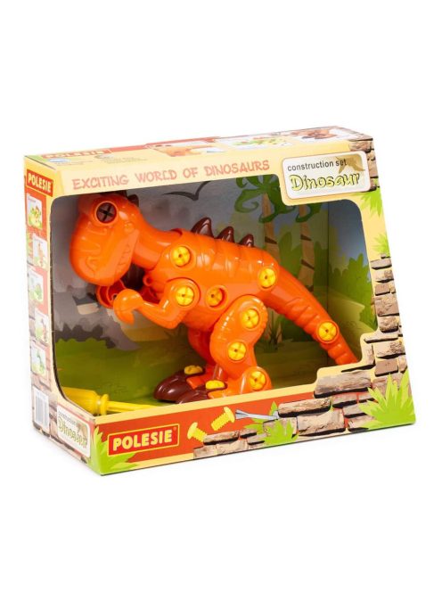 Műanyag játék tyrannoszaurusz szétszedhető