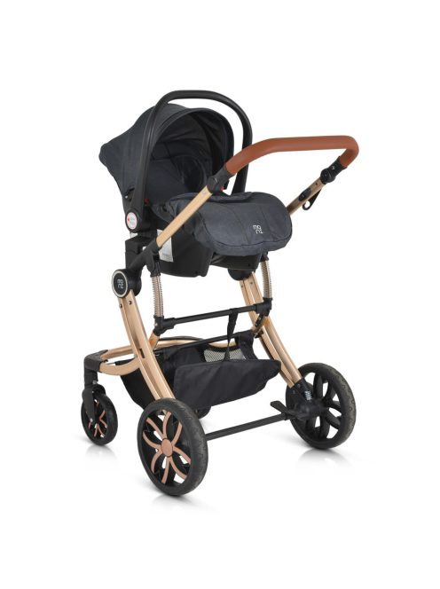 TRIO I-SIZE autós hordozó Polly babakocsihoz SZÜRKE