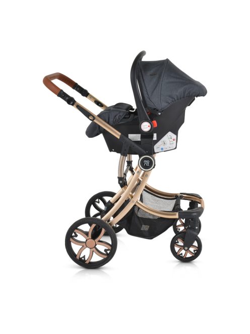 TRIO I-SIZE autós hordozó Polly babakocsihoz SZÜRKE