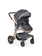 Polly 2 in1 babakocsi SZETT:sport+mózes+kistáska 107985 FEKETE