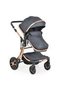 Polly 2 in1 babakocsi SZETT:sport+mózes+kistáska 107985 FEKETE