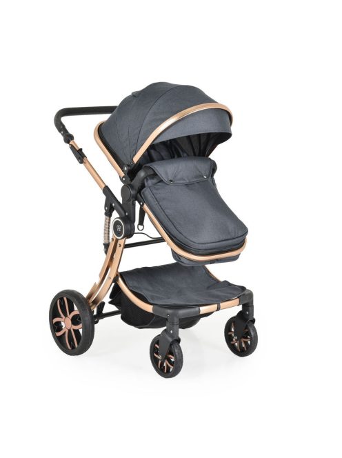 Polly 2 in1 babakocsi SZETT:sport+mózes+kistáska 107985 FEKETE