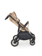 BUGGY babakocsi lapracsukható, nagy kerekek, könnyű BÉZS