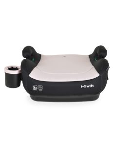   I-SWIFT ülésemelő pohártartóval 125-150cm I-SIZE és ISOFIX PINK