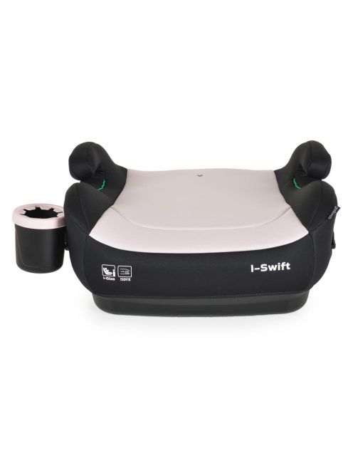 I-SWIFT ülésemelő pohártartóval 125-150cm I-SIZE és ISOFIX PINK