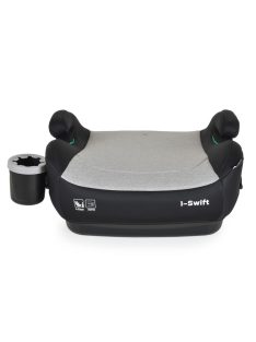   I-SWIFT ülésemelő pohártartóval 125-150cm I-SIZE és ISOFIX SZÜRKE