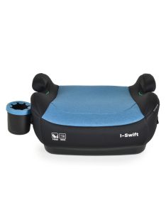   I-SWIFT ülésemelő pohártartóval 125-150cm I-SIZE és ISOFIX KÉK