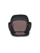 JAX autós ülésmagasító háttámlával 125-150cm rögzítő hevederrel, ISOFIX PINK