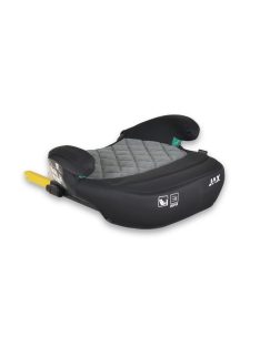   JAX autós ülésmagasító háttámlával 125-150cm rögzítő hevederrel, ISOFIX SZÜRKE