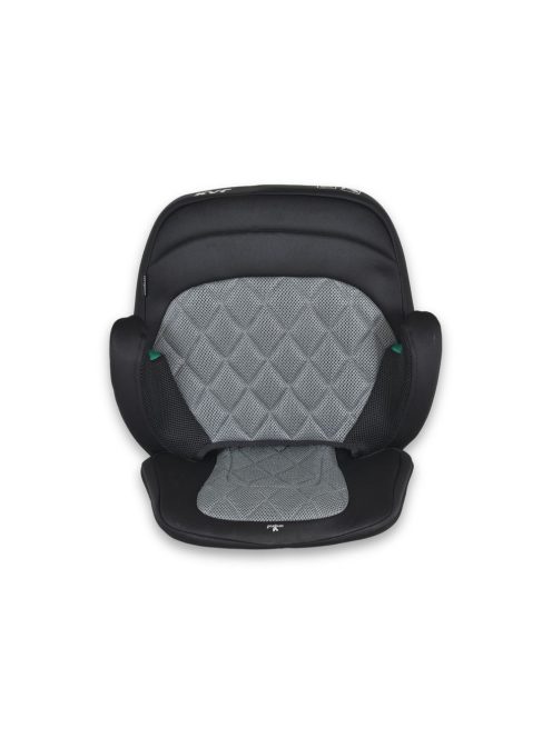JAX autós ülésmagasító háttámlával 125-150cm rögzítő hevederrel, ISOFIX SZÜRKE