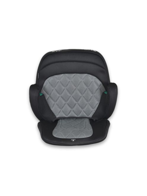 JAX autós ülésmagasító háttámlával 125-150cm rögzítő hevederrel, ISOFIX SZÜRKE