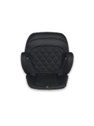 JAX autós ülésmagasító háttámlával 125-150cm rögzítő hevederrel, ISOFIX FEKETE
