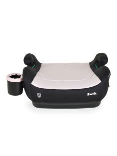   SWIFT ülésemelő I-SIZE pohártartóval, hevederrel 125-150cm PINK