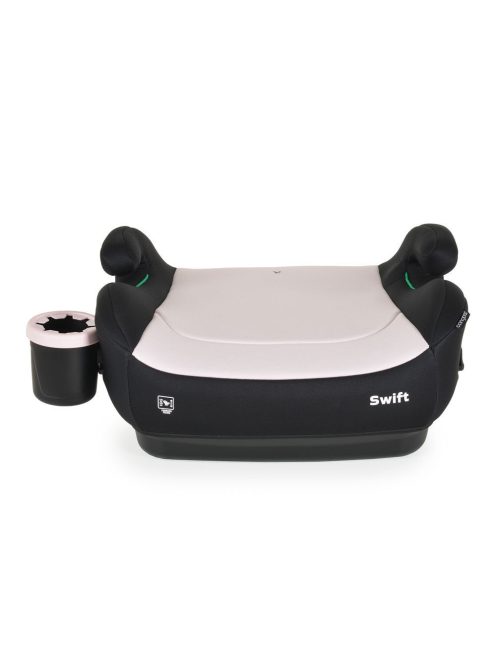 SWIFT ülésemelő I-SIZE pohártartóval, hevederrel 125-150cm PINK