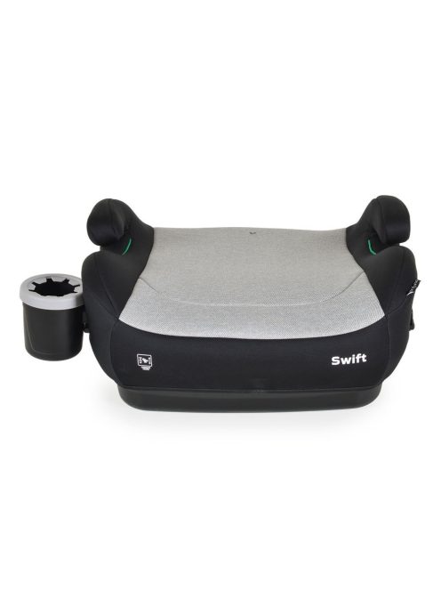 SWIFT ülésemelő I-SIZE pohártartóval, hevederrel 125-150cm SZÜRKE