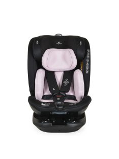   GRAVITY I-size autós ülés 40-150cm, SPS, forgatható talp, pamut huzat PINK