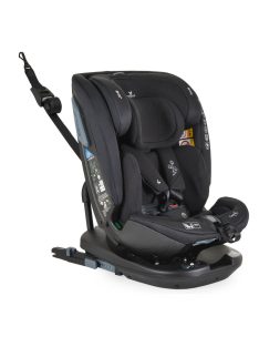   GRAVITY I-size autós ülés 40-150cm, SPS, forgatható talp, pamut huzat FEKETE
