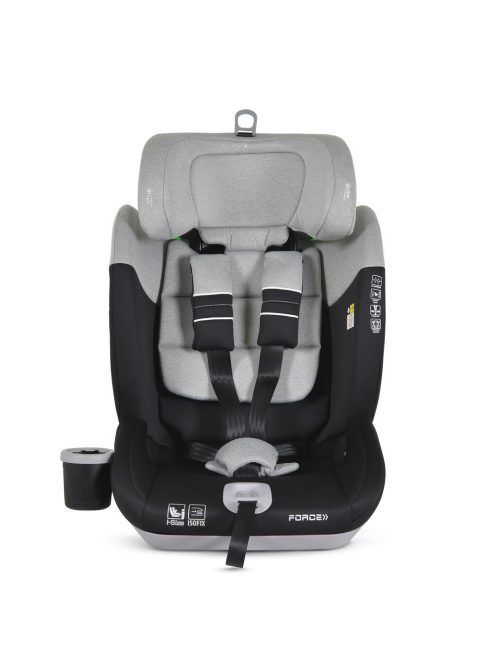 FORCE autós ülés I-SIZE, 76-150cm, ISOFIX, pohártartóval, SPS, SZÜRKE