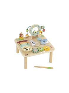 TOOKY Toy MONTESSORI asztalka AFRIKAI állatos PASZTEL