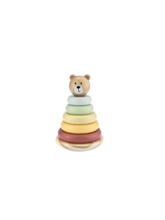 TOOKY Toy fatorony MACI, montessori, karikák PASZTEL