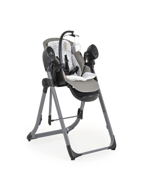 CANGAROO NIRVANA 2in1 etetőszék és hinta SZÜRKE