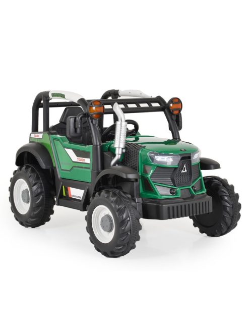 BO HARVEST traktor, elektromos, 2motoros ZÖLD