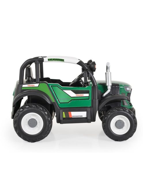 BO HARVEST traktor, elektromos, 2motoros ZÖLD