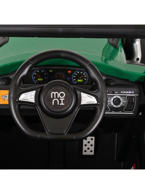 BO HARVEST traktor, elektromos, 2motoros ZÖLD