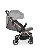 BERLIN PRÉMIUM utazó babakocsi, 1 gombbal csukható, 22kg SZÜRKE