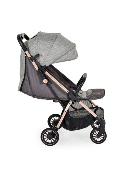 BERLIN PRÉMIUM utazó babakocsi, 1 gombbal csukható, 22kg SZÜRKE