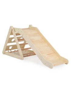   PIKLER 3in1 fa MÁSZÓKA és CSÚSZDA Montessori 155*57cm NATUR