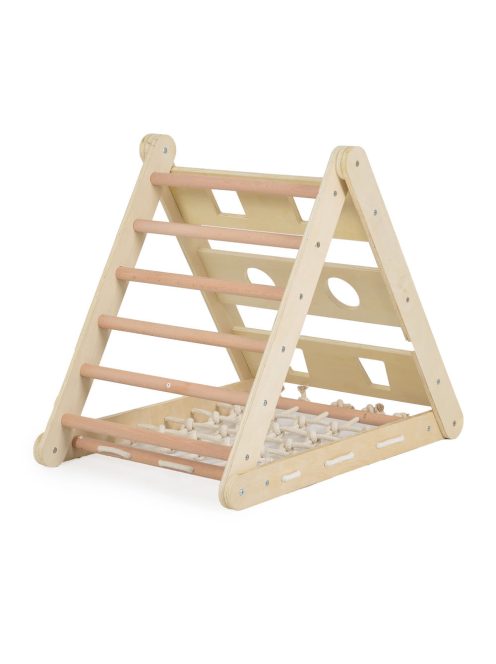PIKLER 3in1 fa MÁSZÓKA és CSÚSZDA Montessori 155*57cm NATUR