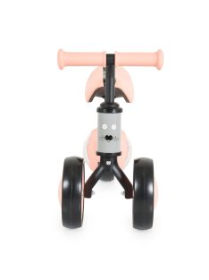   WEE mini futóbicikli 3 kerekű járgány, elöl 2 kerék, világító hátsó kerékkel PINK/rózsa