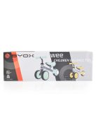 WEE mini futóbicikli 3 kerekű járgány, elöl 2 kerék, világító hátsó kerékkel ZÖLD