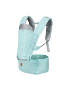MISTRAL bébi hordozó 3 poziciós, ergonomikus, hálós TÜRKIZ