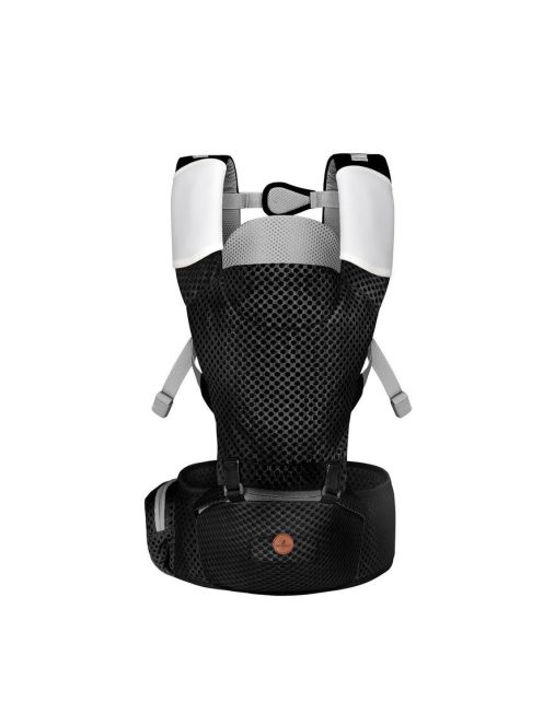 MISTRAL bébi hordozó 3 poziciós, ergonomikus, hálós FEKETE