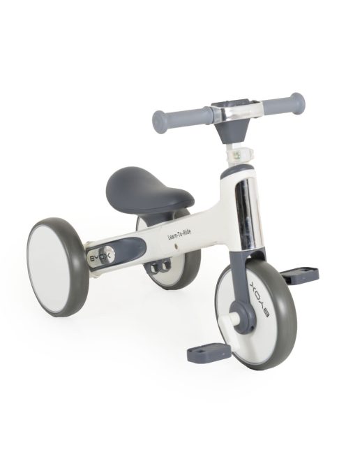 LEARN-to-Ride mini futóbicikli, 3 kerekű tricikli, összecsukható FEHÉR