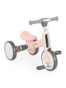 LEARN-to-Ride mini futóbicikli 3 kerekű tricikli, összecsukható PINK/rózsa