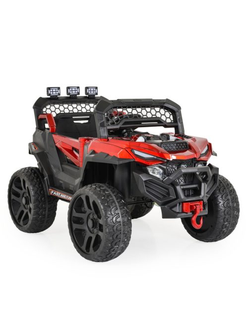 BO DUST DY-8888 elektromos autó, 4motoros, 12V/7A, 115cm BUGGY PIROS