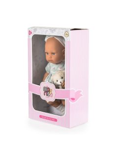 BABA 30cm újszülött macival MENTA