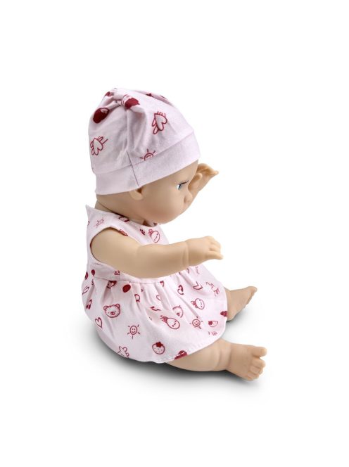 BABA 30cm újszülött macival PINK