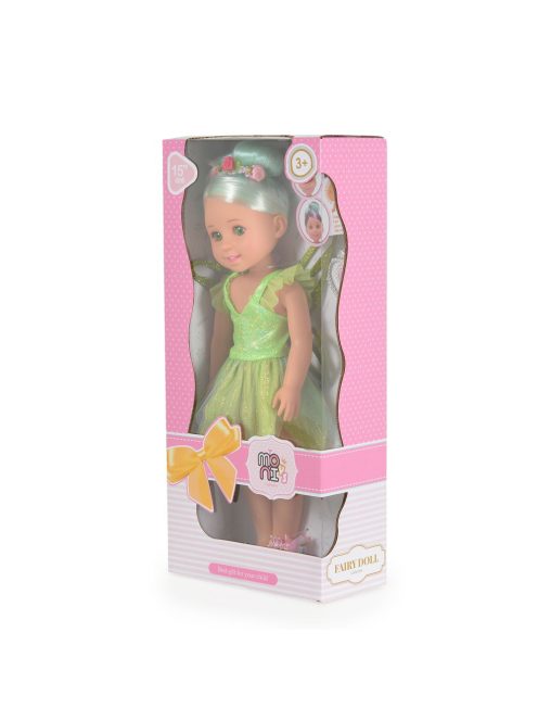 BABA 38cm hajasbaba tündér ZÖLD