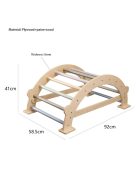 PIKLER fa MÁSZÓHÍD  Montessori  92*43cm NATUR