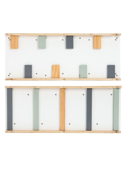 PIKLER 2in1 fa MÁSZÓKA 3szög és mászórámpa Montessori 132*60cm NATUR