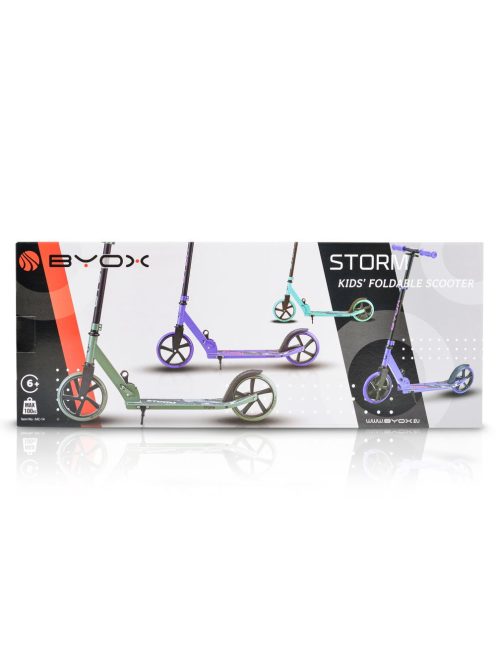 Roller BYOX STORM 6 éves kortól, max 100kg-ig ZÖLD
