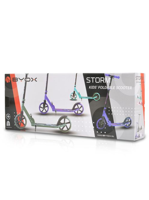 Roller BYOX STORM 6 éves kortól, max 100kg-ig ZÖLD