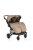 MONI TWINGO Iker babakocsi lábzsákkal CAMEL/BÉZS