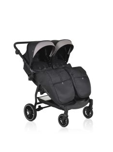 MONI TWINGO Iker babakocsi lábzsákkal ONYX/FEKETE